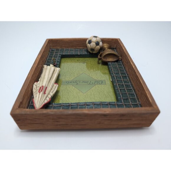 Russ Old Time Sports Soccer 3.5" x 5" Picture Box Frame Vintage - Picture 7 of 16